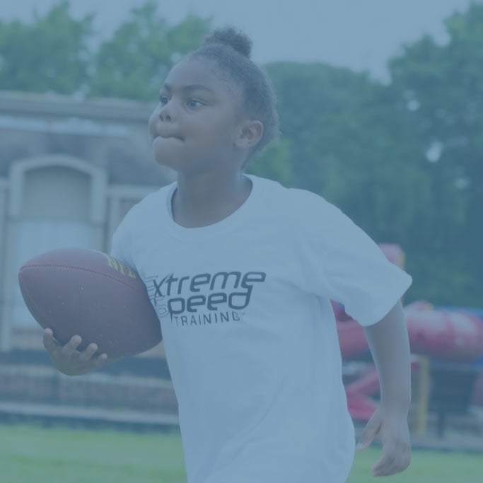 Girl Playing american football